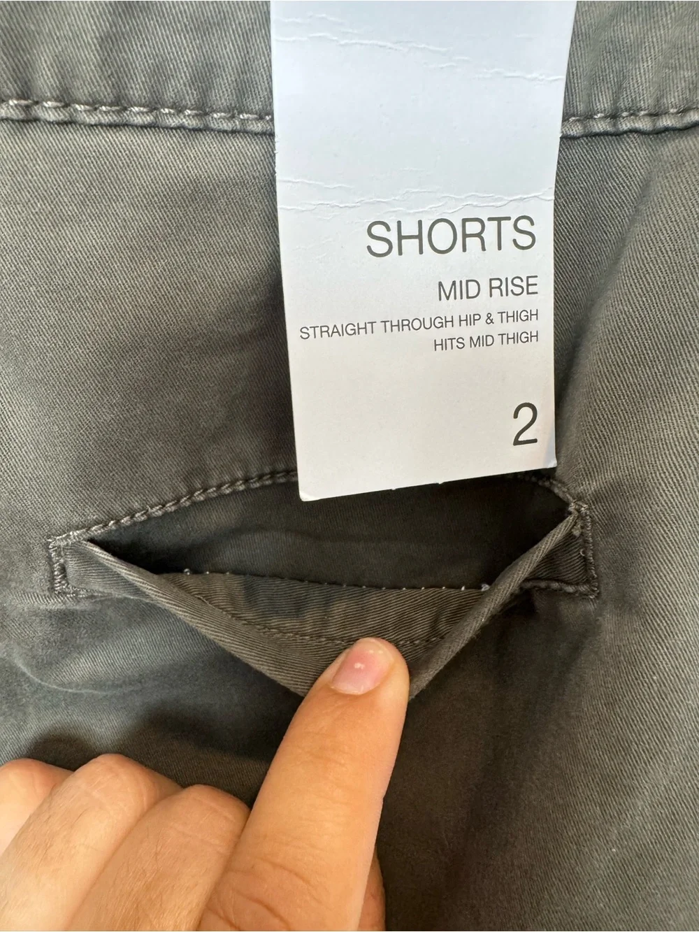 NWT Sonoma Olive Brown Casual Bermuda Shorts